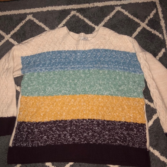St. John’s Bay chunky striped sweater - Picture 1 of 3